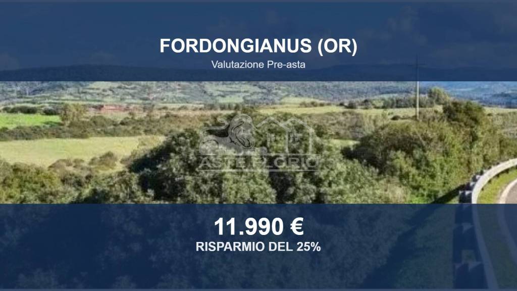 terreno edificabile in vendita a Fordongianus