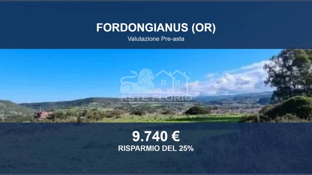 terreno edificabile in vendita a Fordongianus