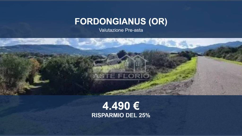 terreno edificabile in vendita a Fordongianus