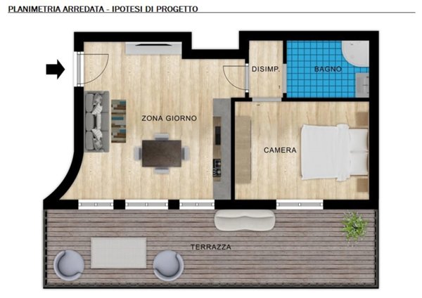 appartamento in vendita ad Oristano in zona Centro storico