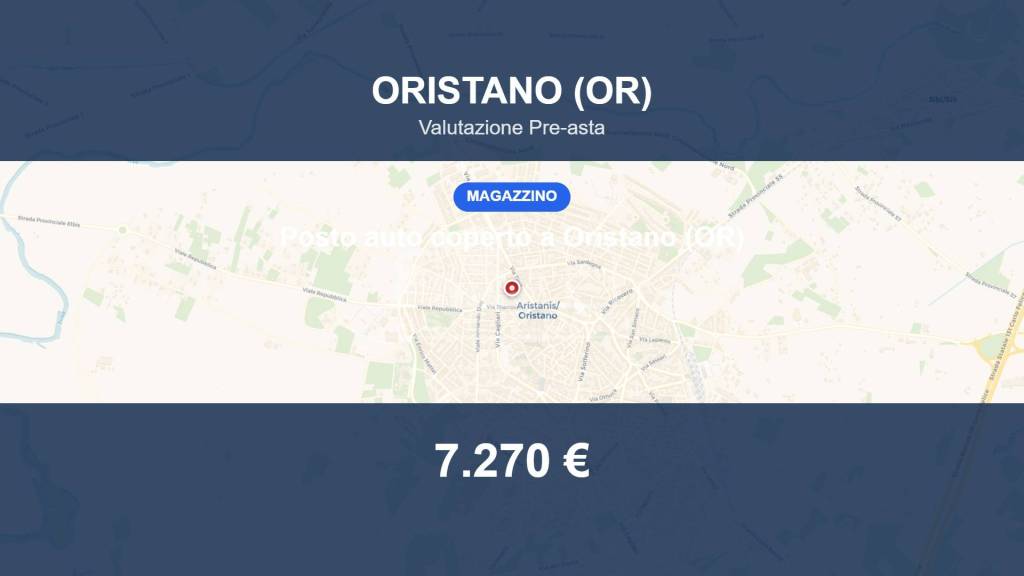 locale di sgombero in vendita ad Oristano