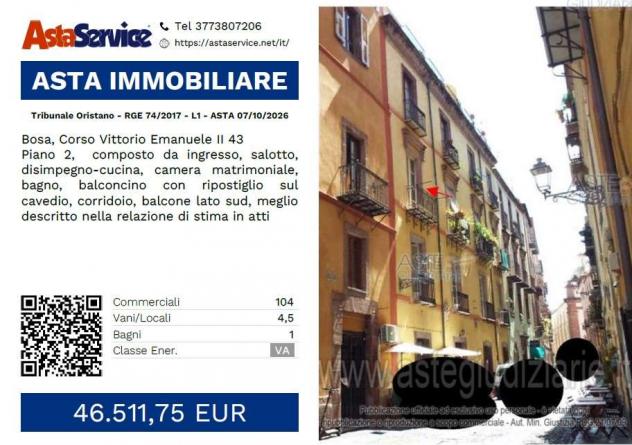 quadrivano in vendita a Bosa