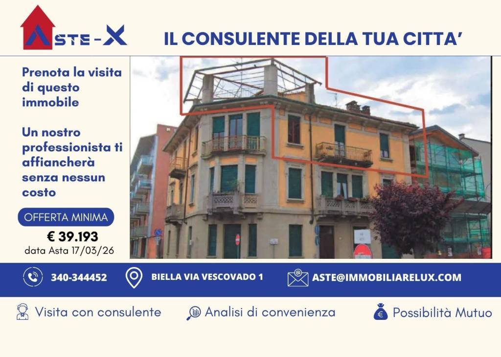 appartamento in vendita a Biella