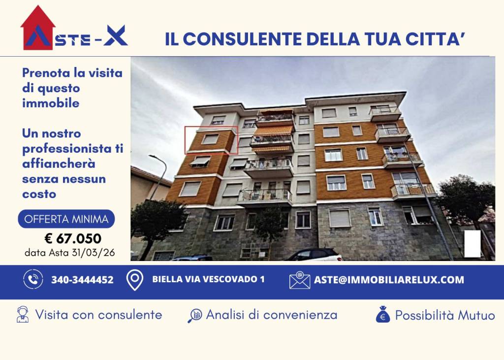 appartamento in vendita a Biella in zona Chiavazza