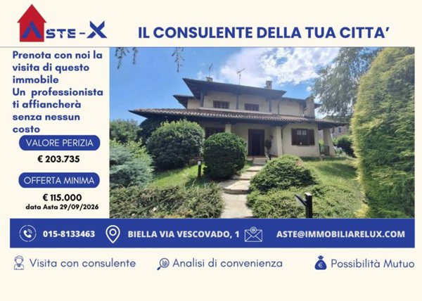 casa indipendente in vendita a Biella in zona Favaro