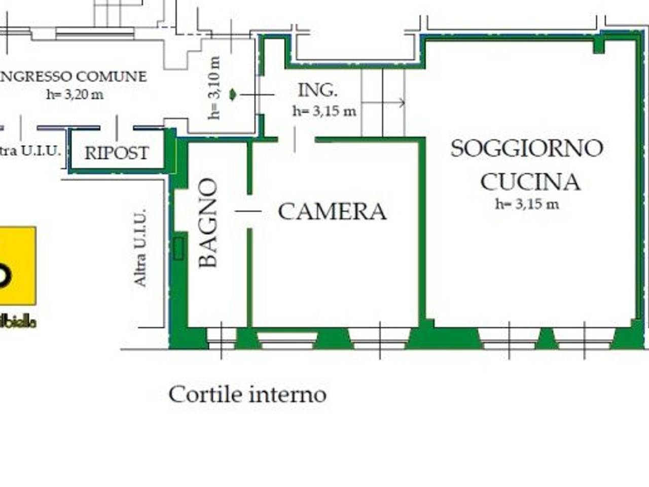 appartamento in vendita a Biella
