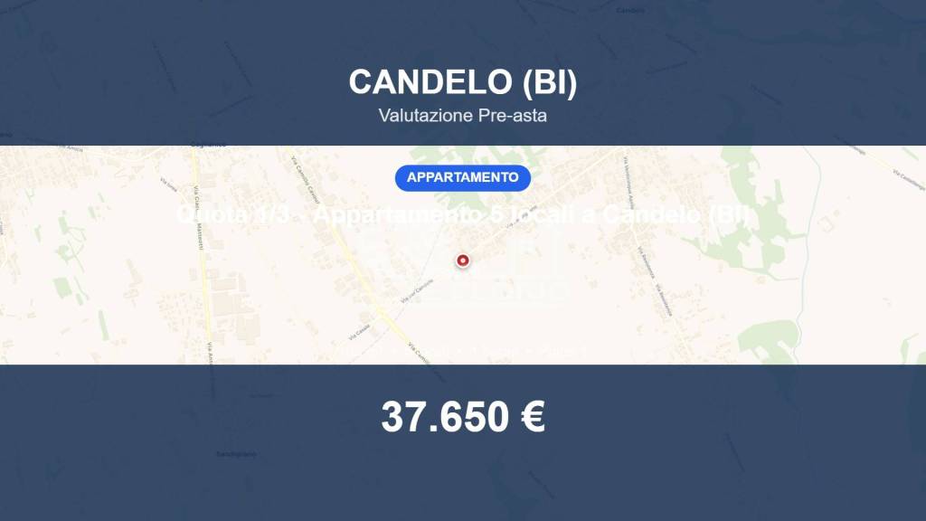 appartamento in vendita a Candelo