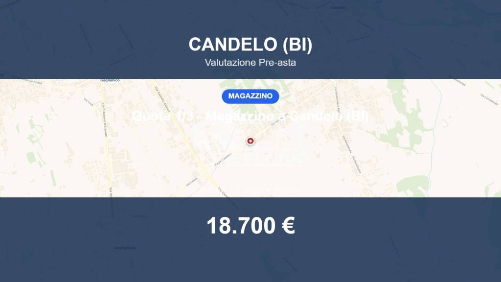 locale commerciale in vendita a Candelo