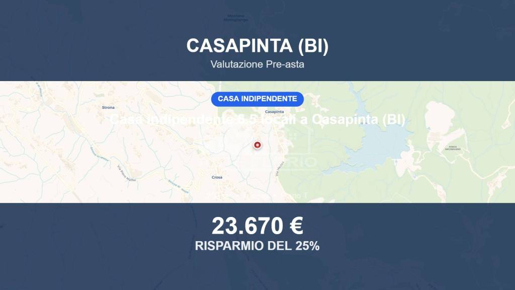 casa indipendente in vendita a Casapinta in zona Bosco
