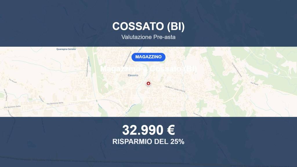 locale commerciale in vendita a Cossato
