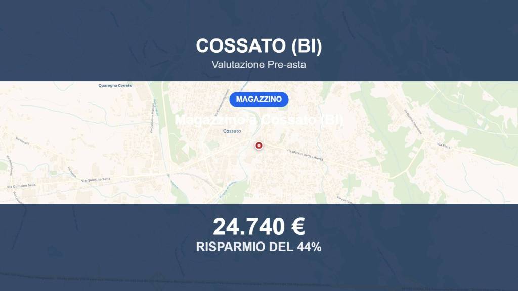 locale commerciale in vendita a Cossato in zona Monteferrario