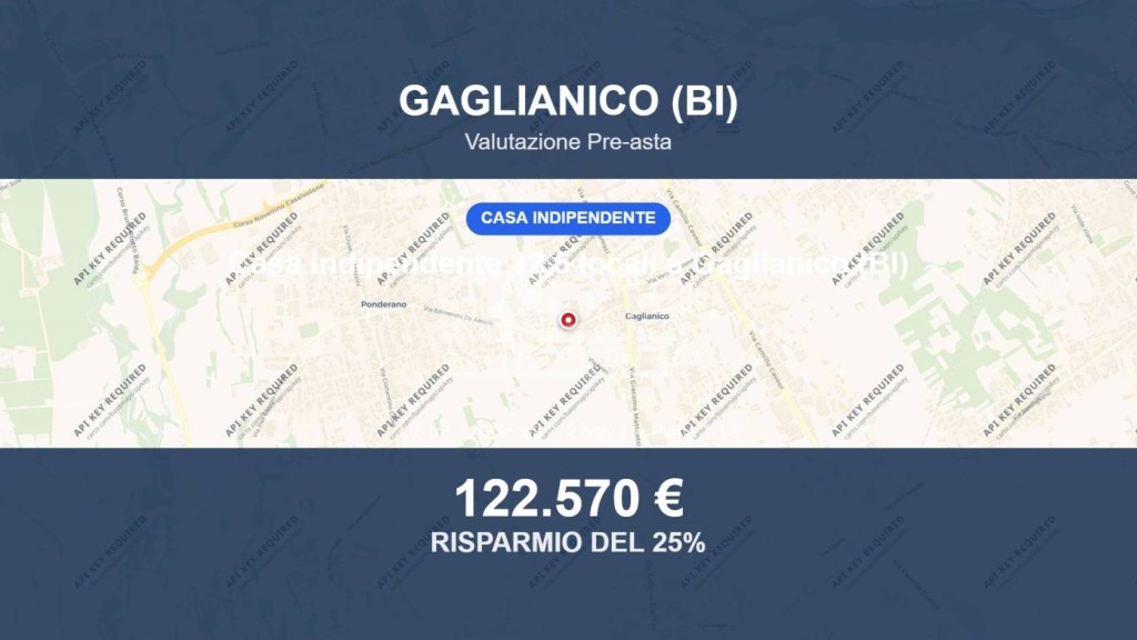 casa indipendente in vendita a Gaglianico