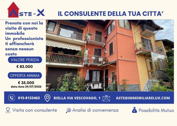 appartamento in vendita a Ponderano