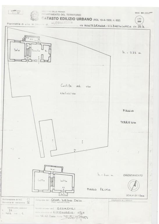 casa indipendente in vendita ad Alessandria in zona Valle San Bartolomeo
