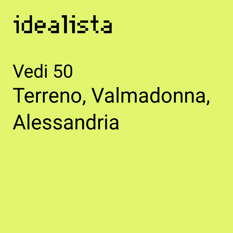 terreno agricolo in vendita ad Alessandria in zona Valmadonna