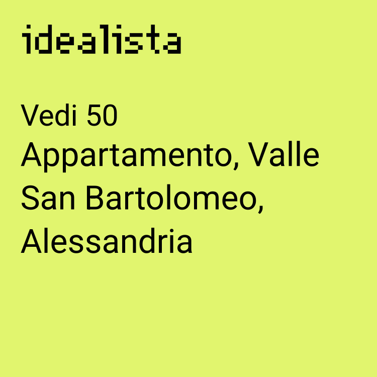 appartamento in vendita ad Alessandria in zona Valle San Bartolomeo