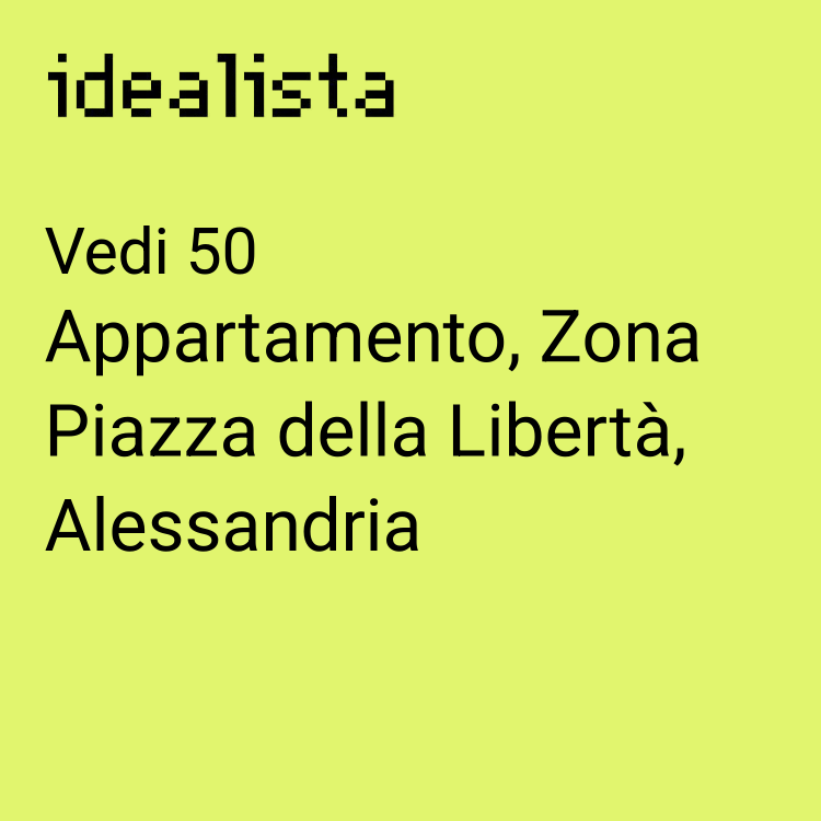 appartamento in vendita ad Alessandria in zona Piazzetta della Lega