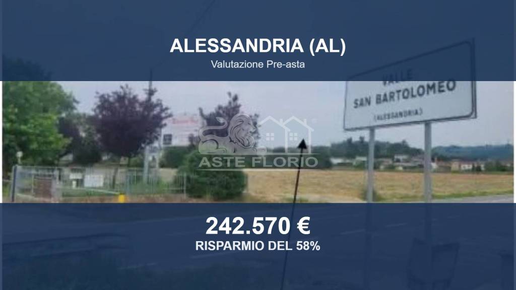terreno edificabile in vendita ad Alessandria in zona Valle San Bartolomeo