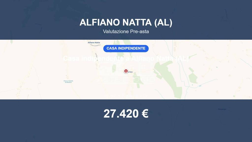 casa indipendente in vendita ad Alfiano Natta in zona Sanico