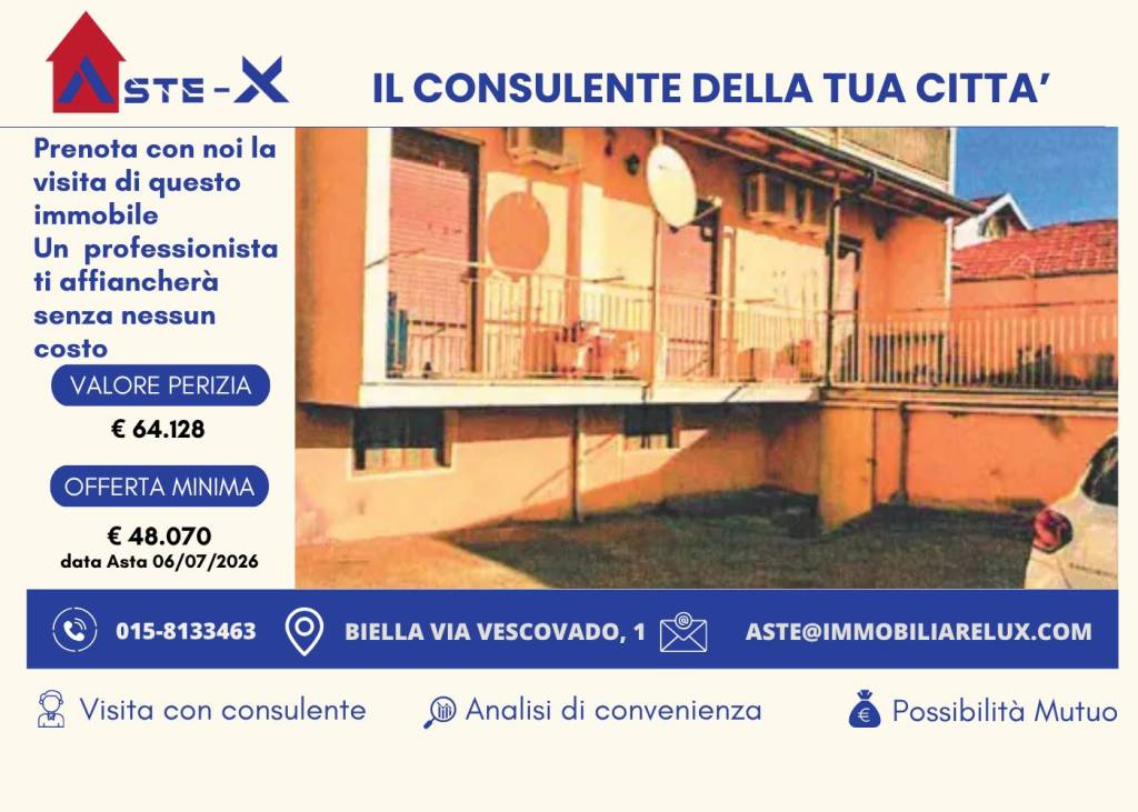 appartamento in vendita a Vigliano Biellese