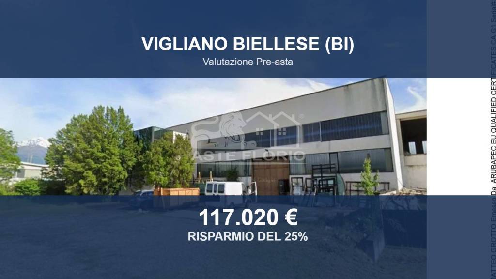 locale commerciale in vendita a Vigliano Biellese