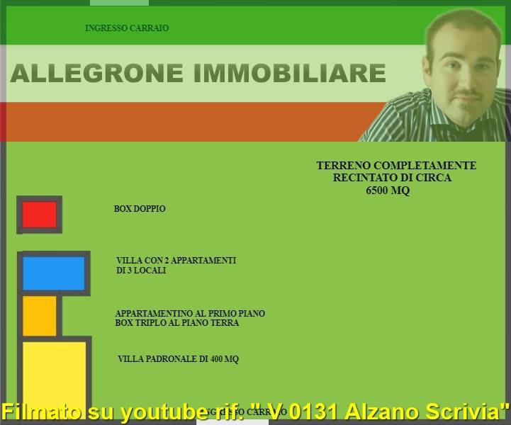 casa indipendente in vendita ad Alzano Scrivia