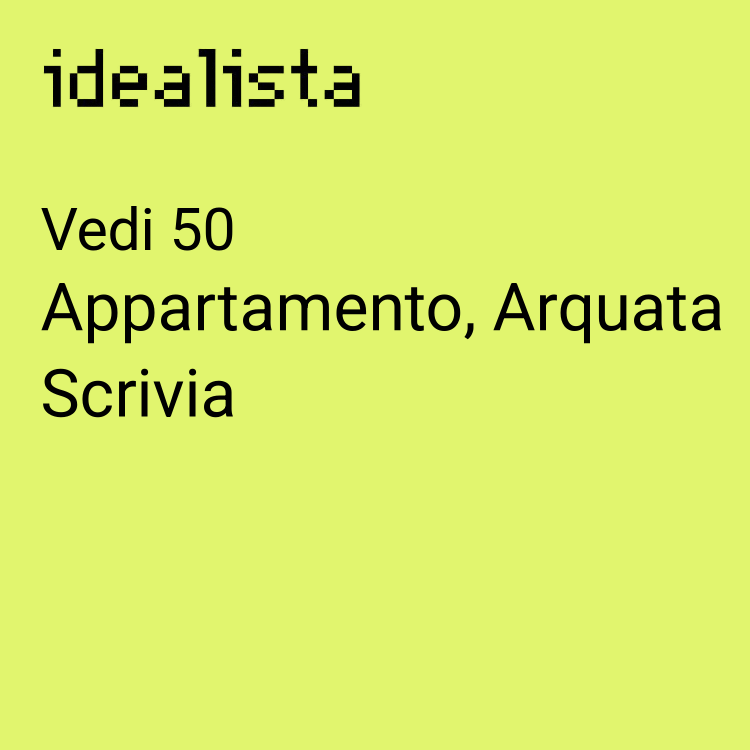 appartamento in vendita ad Arquata Scrivia