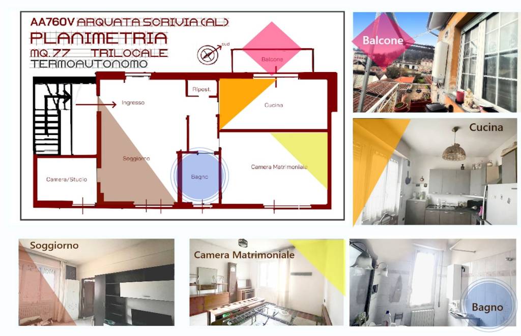 appartamento in vendita ad Arquata Scrivia