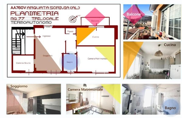 appartamento in vendita ad Arquata Scrivia