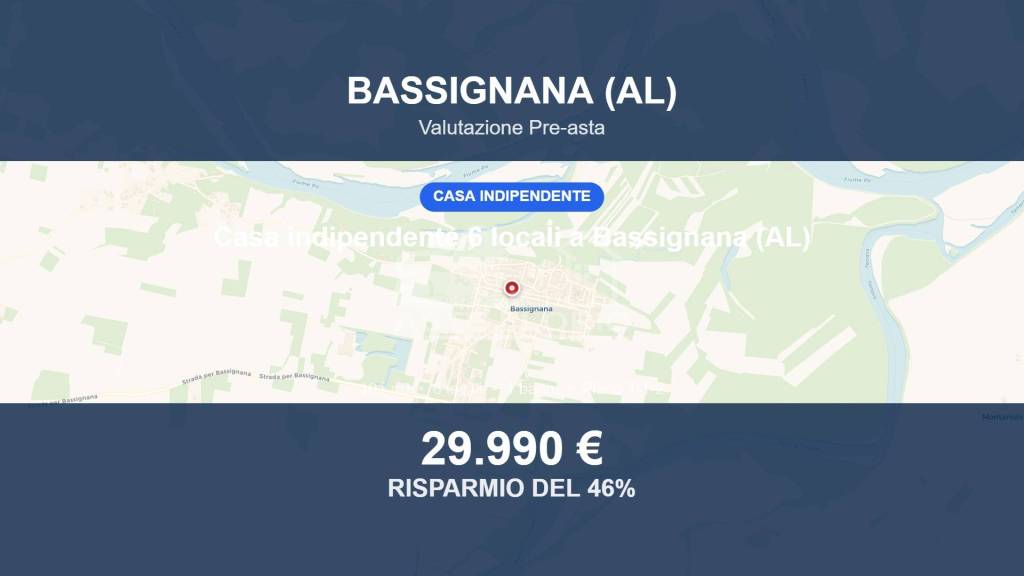 casa indipendente in vendita a Bassignana