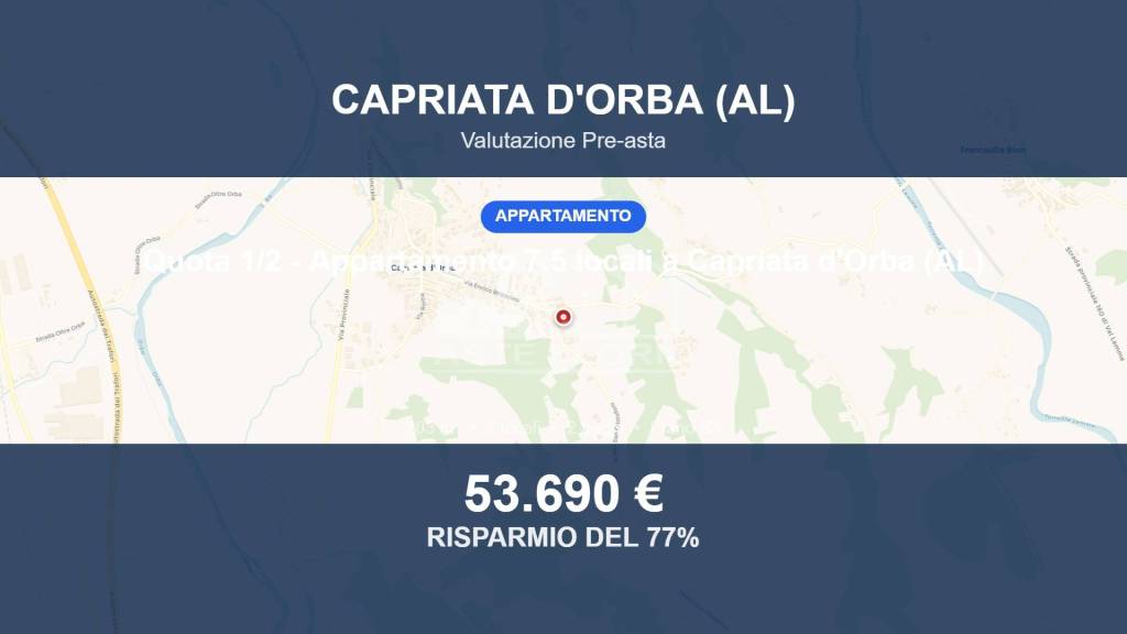 appartamento in vendita a Capriata d'Orba