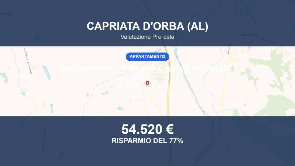 appartamento in vendita a Capriata d'Orba