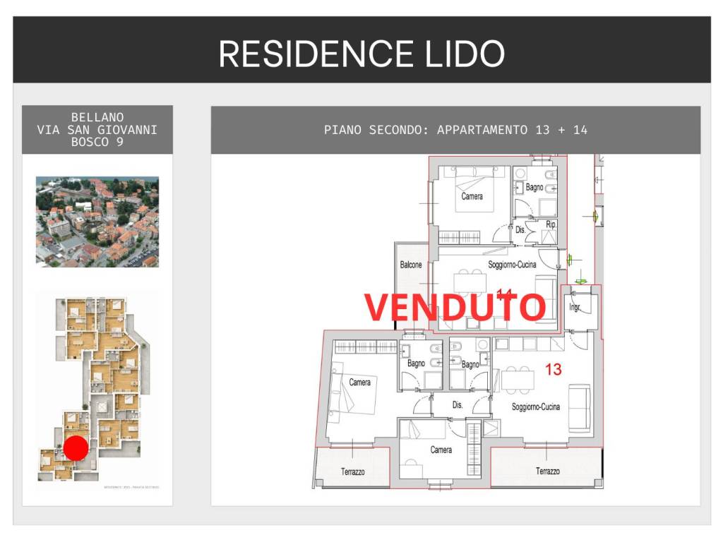 appartamento in vendita a Bellano