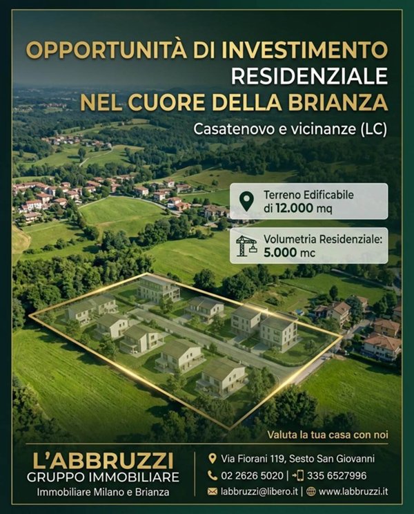 terreno agricolo in vendita a Casatenovo