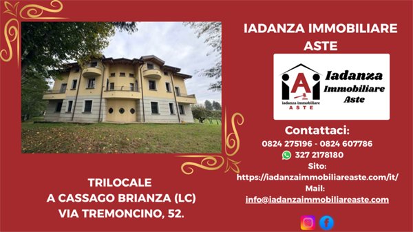 appartamento in vendita a Cassago Brianza in zona Tremoncino