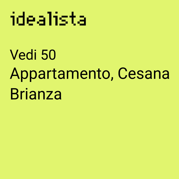 appartamento in vendita a Cesana Brianza