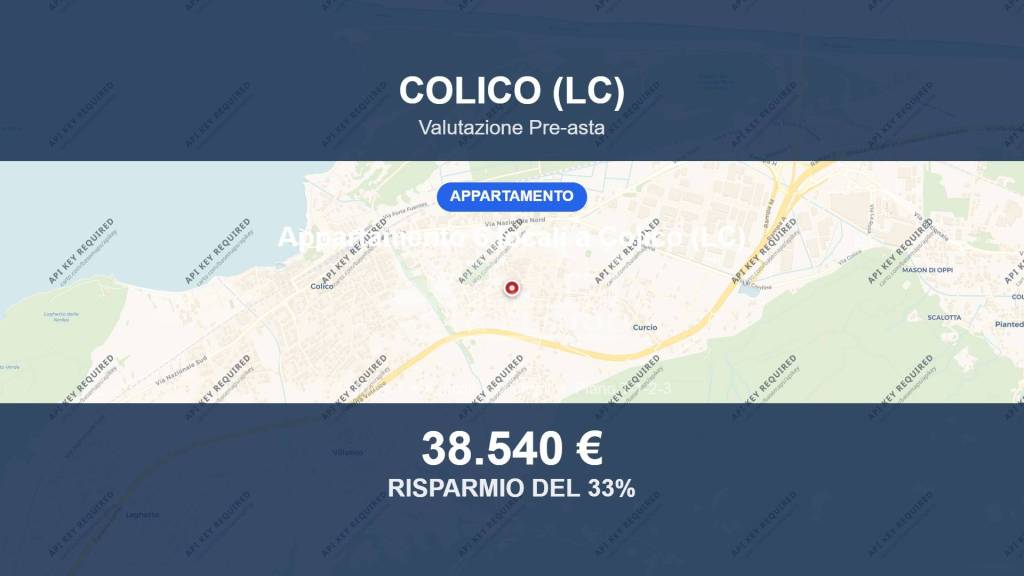 appartamento in vendita a Colico in zona Curcio