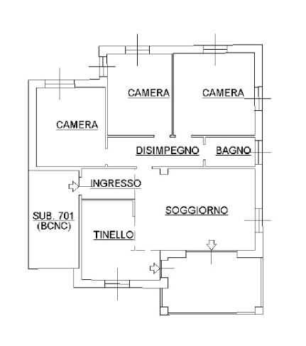 appartamento in vendita a Cortenova