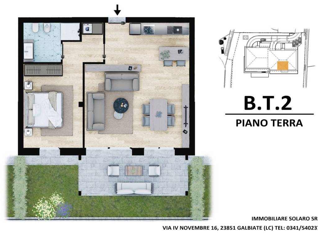 appartamento in vendita a Galbiate