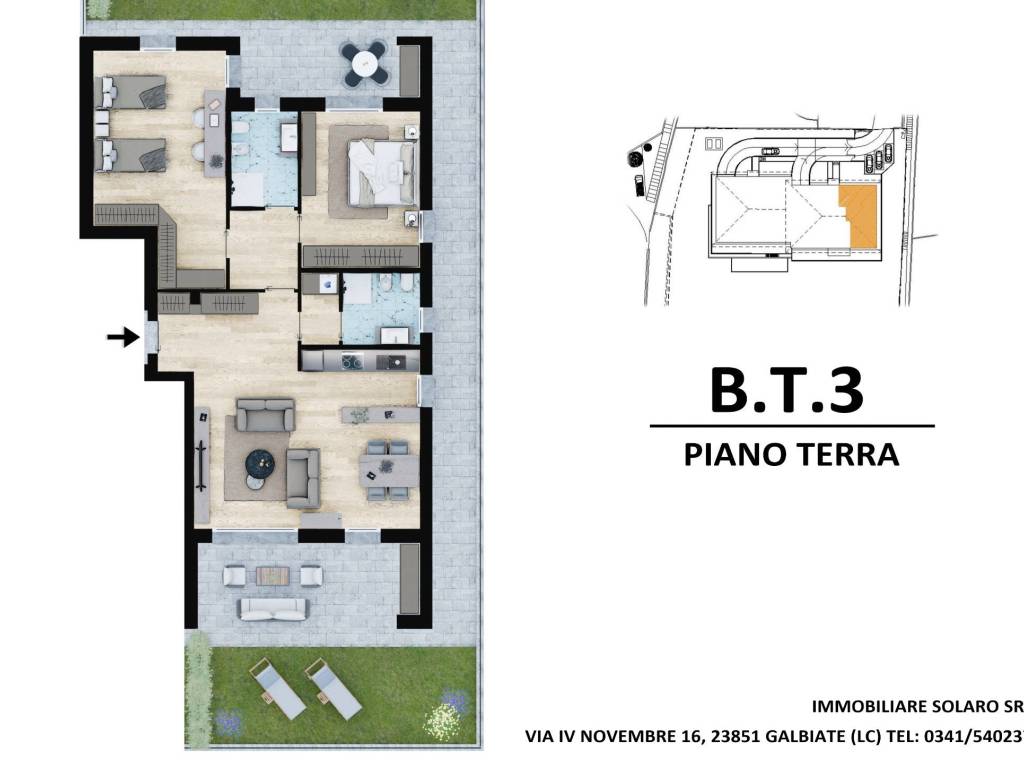 appartamento in vendita a Galbiate