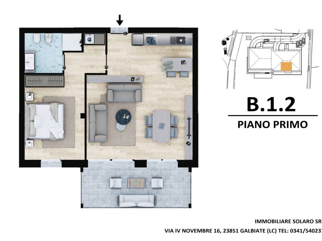 appartamento in vendita a Galbiate
