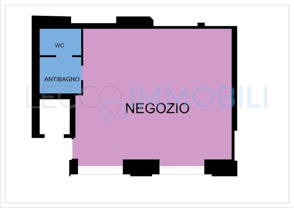 negozio in vendita a Lecco in zona Lecco Centro