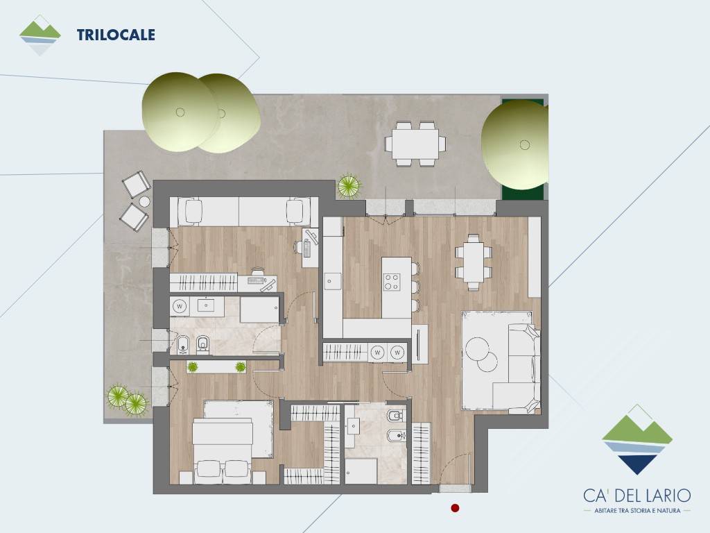 appartamento in vendita a Lecco in zona Germanedo