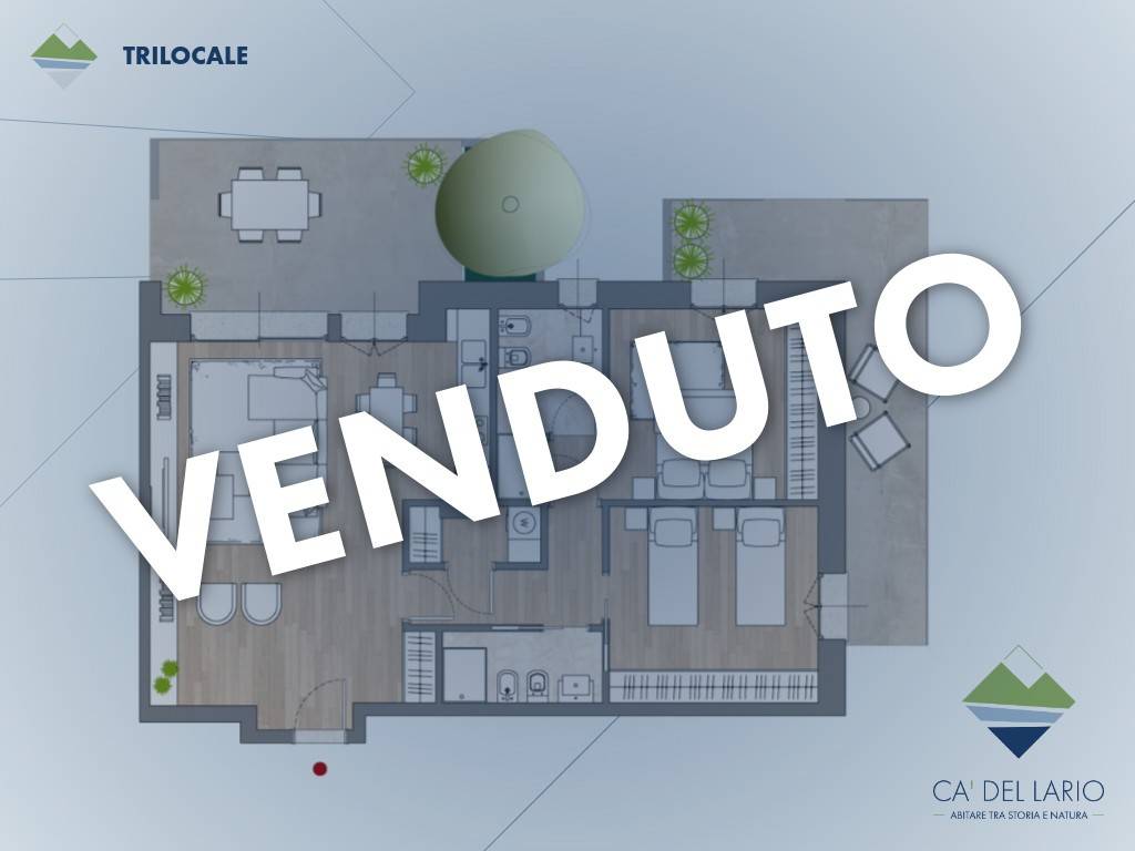 appartamento in vendita a Lecco in zona Belledo
