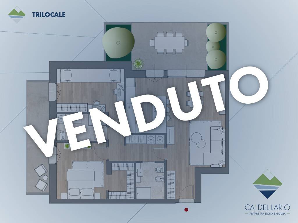 appartamento in vendita a Lecco in zona Germanedo
