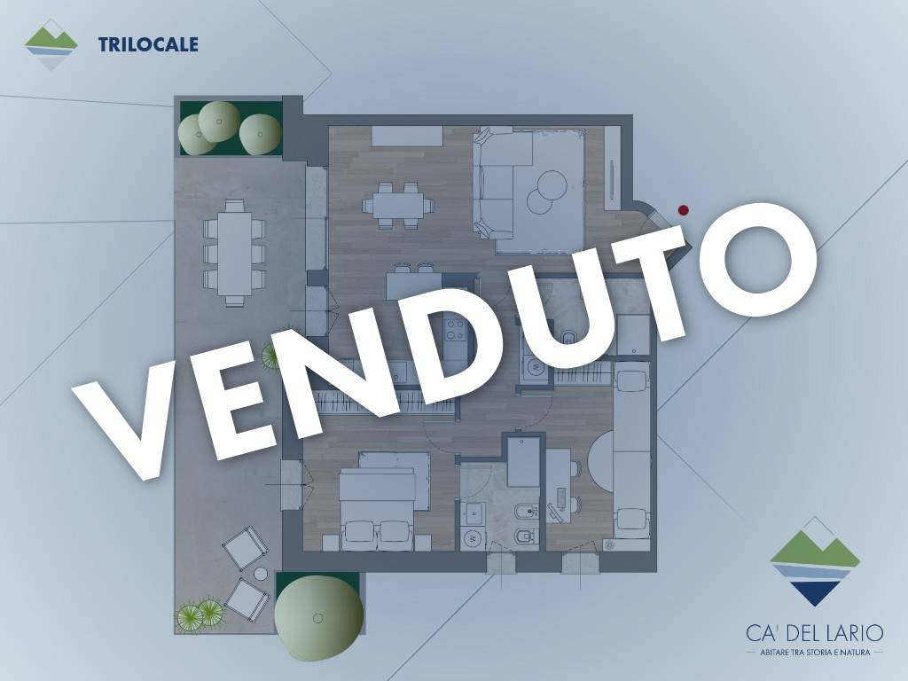 appartamento in vendita a Lecco in zona Germanedo