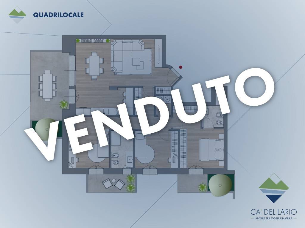 appartamento in vendita a Lecco in zona Belledo