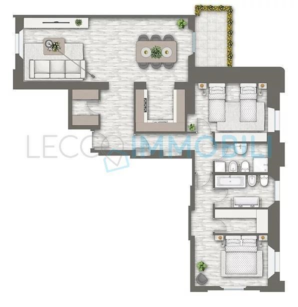 appartamento in vendita a Lecco in zona Lecco Centro