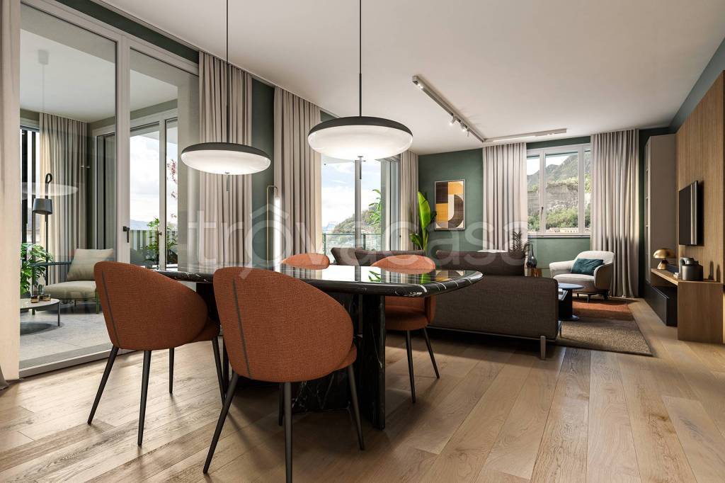 appartamento in vendita a Lecco in zona Pescarenico