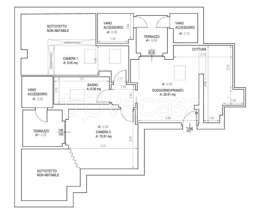 appartamento in vendita a Lecco in zona Pescarenico